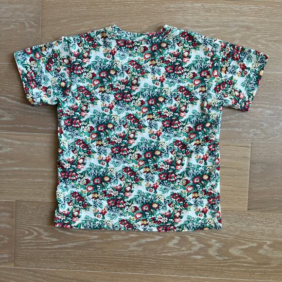 BONGO Vintage 90's Floral Oversized Boxy Crop Tee - Picture 2 of 5